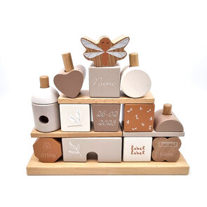 Stapelblokken met  naam