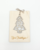 Houten kaart "Kerstboom"